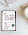22 subject Digital Journal + Notebook | The Journal