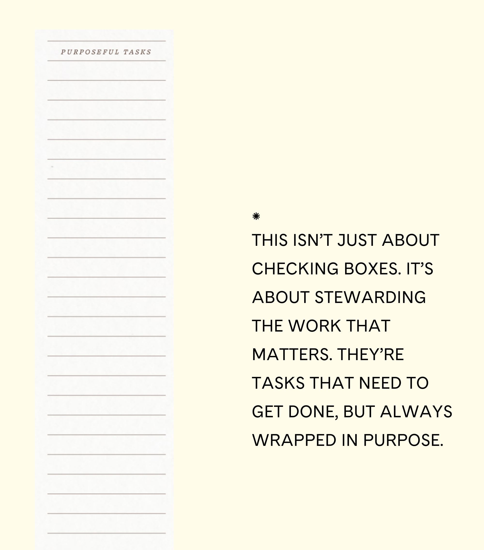 Steward The Week Digital Planner
