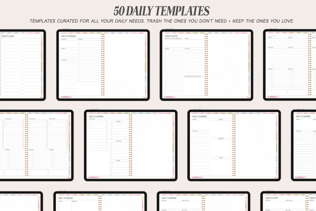 🍎 2023 - 2024 Everyday Teacher + Undated Planner