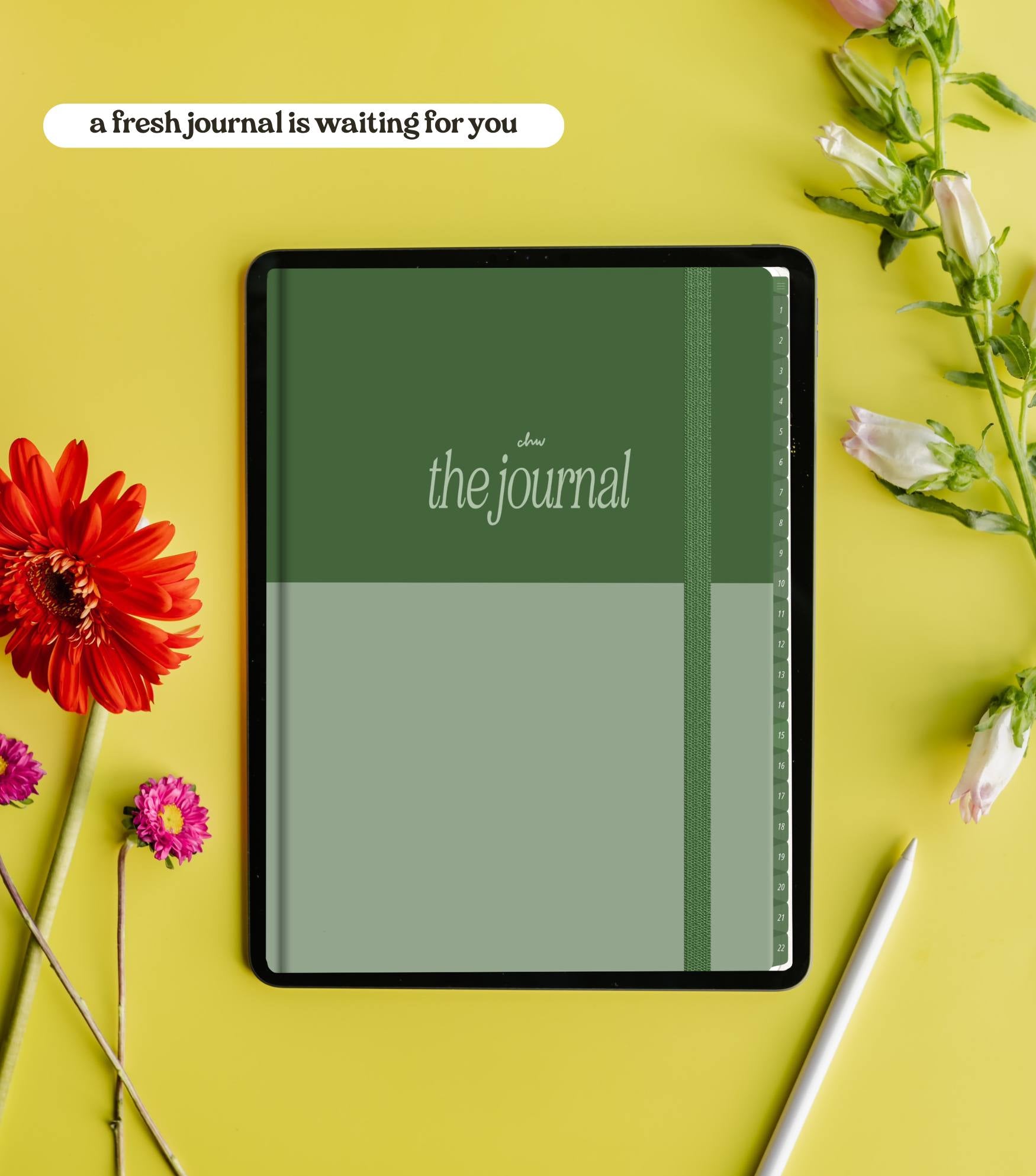 22 subject Digital Journal + Notebook | The Journal