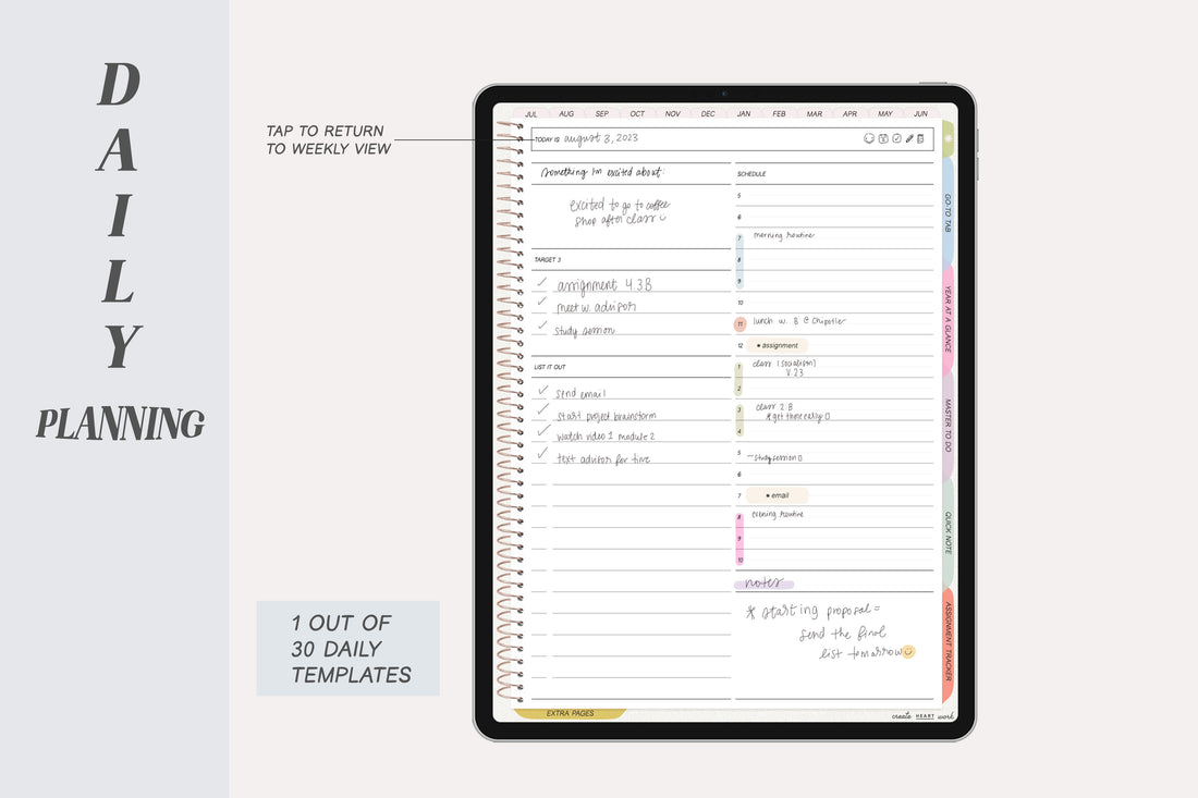 ✏️ 2023 - 2024 Everyday Student + Undated Planner