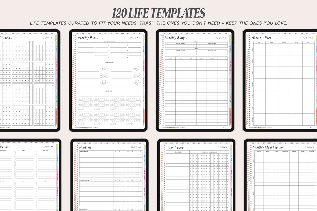 🍓 2023 - 2024 Everyday Life + Undated Planner