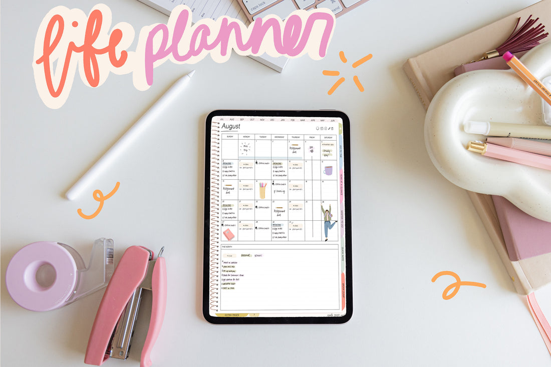🍓 2023 - 2024 Everyday Life + Undated Planner