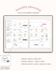 January Start Heart Work Planner Landscape Edition