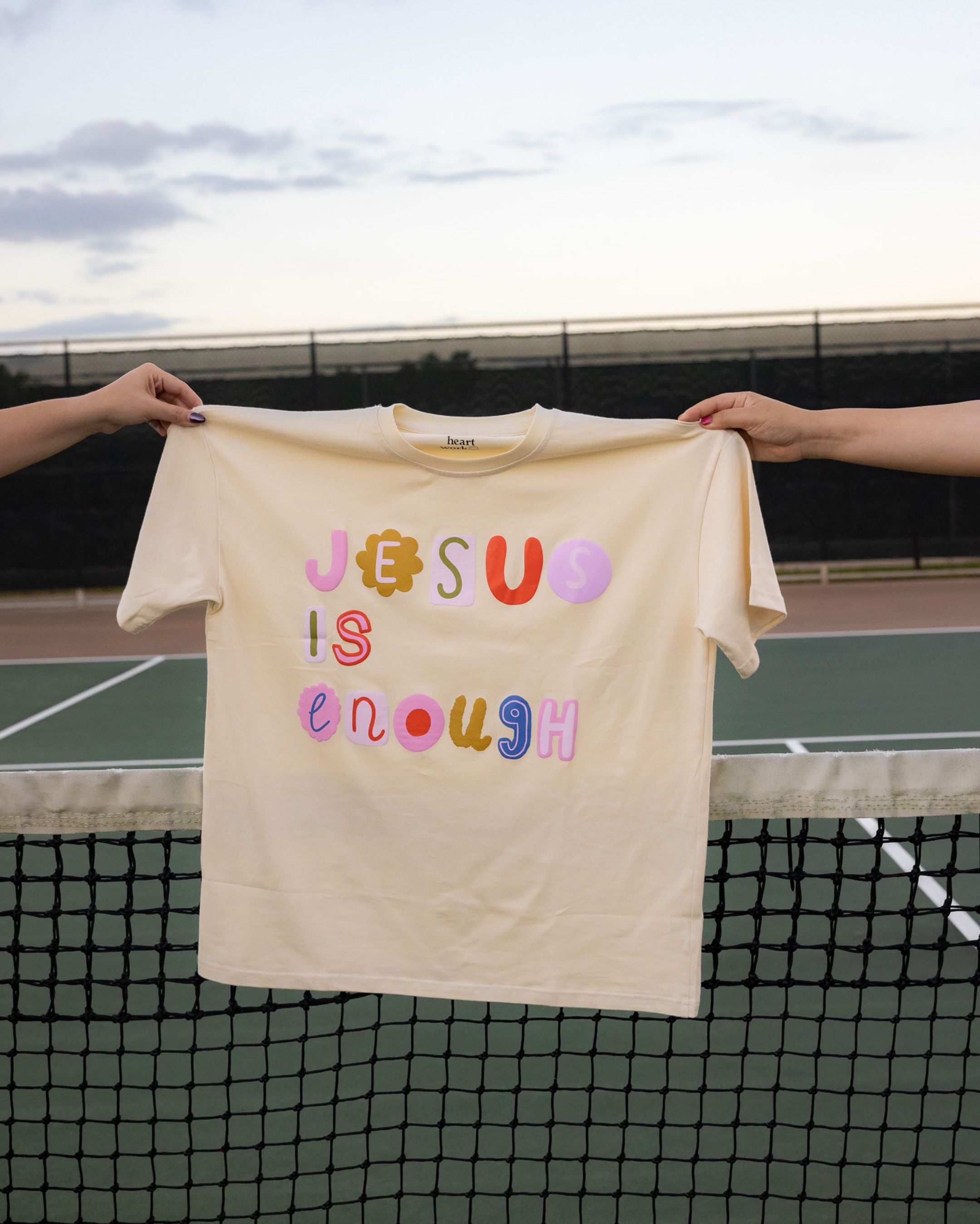 Jesus is Enough Colorful Tee