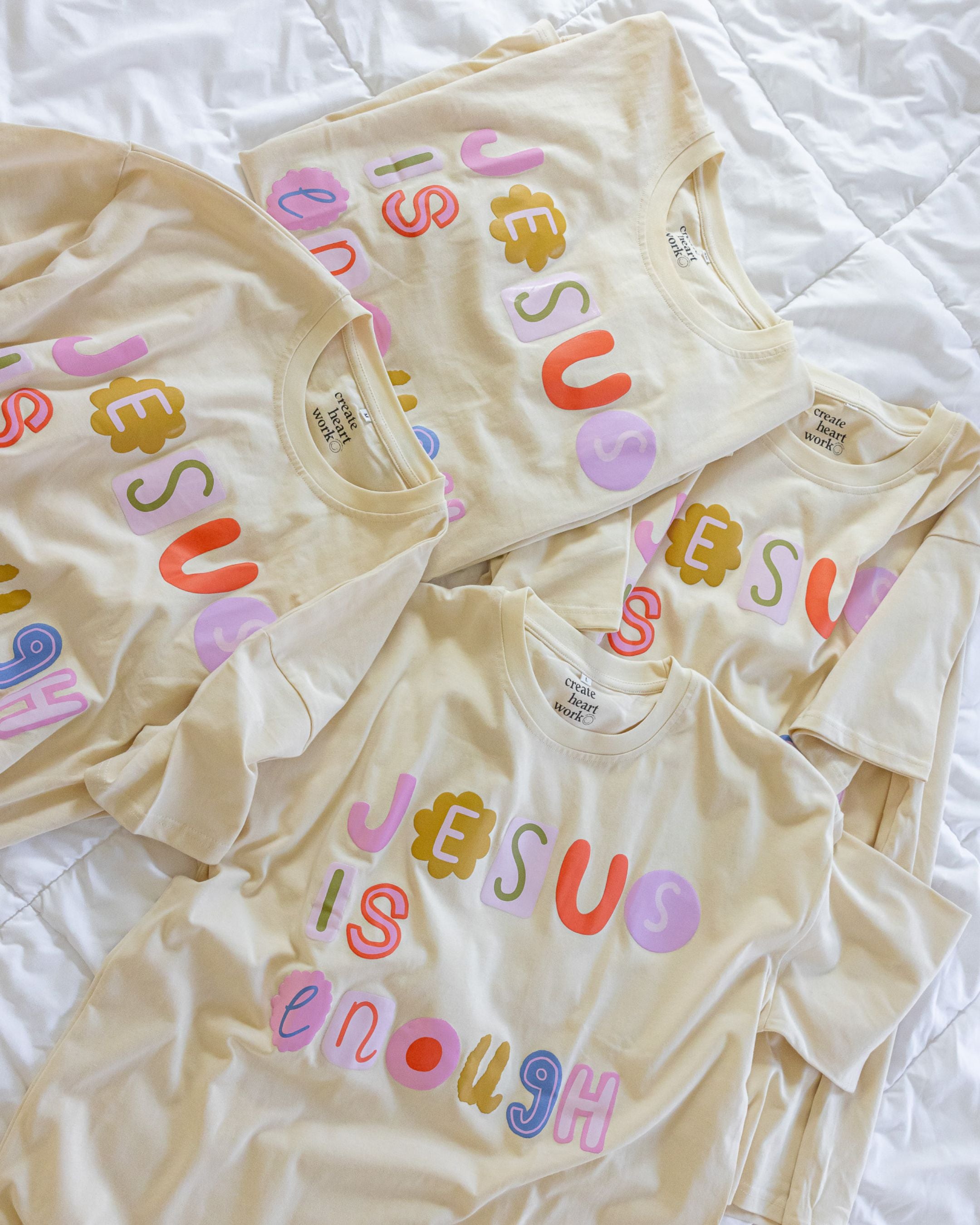 Jesus is Enough Colorful Tee