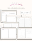 January Start Heart Work Planner Landscape Edition