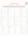 January Start Heart Work Planner Landscape Edition