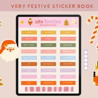 2023 Very Festive Sticker Book ๐