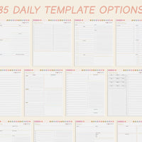 šļø 2023 - 2024 Playful Portrait Heart Work Planner + Undated Planner
