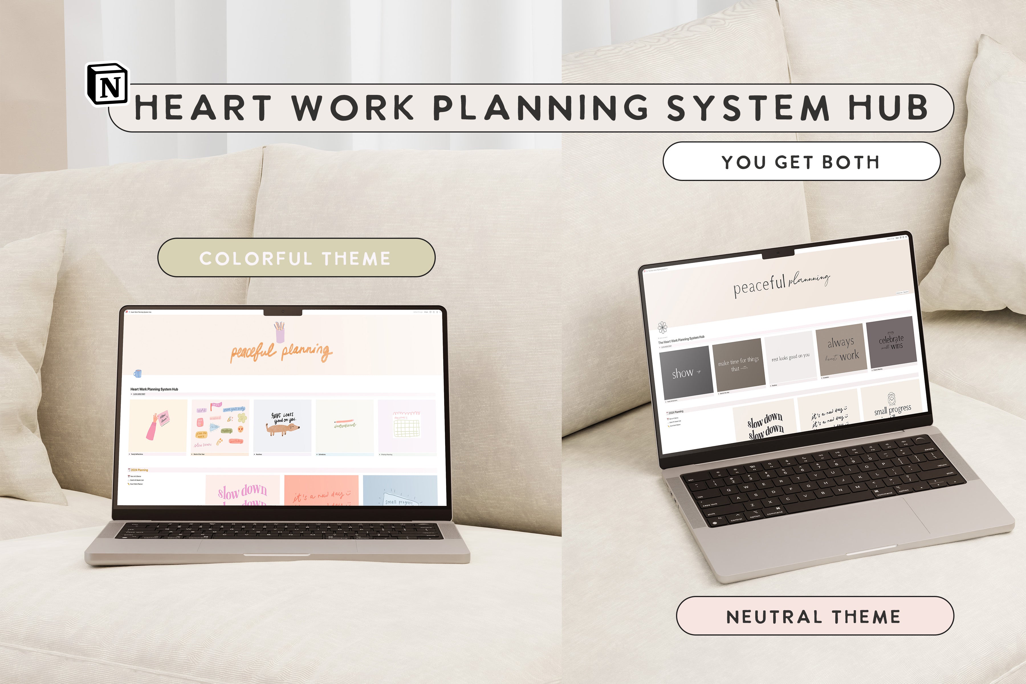 💻 Heart Work Planning System Notion Hub