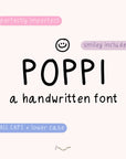 Poppi Handwritten Font