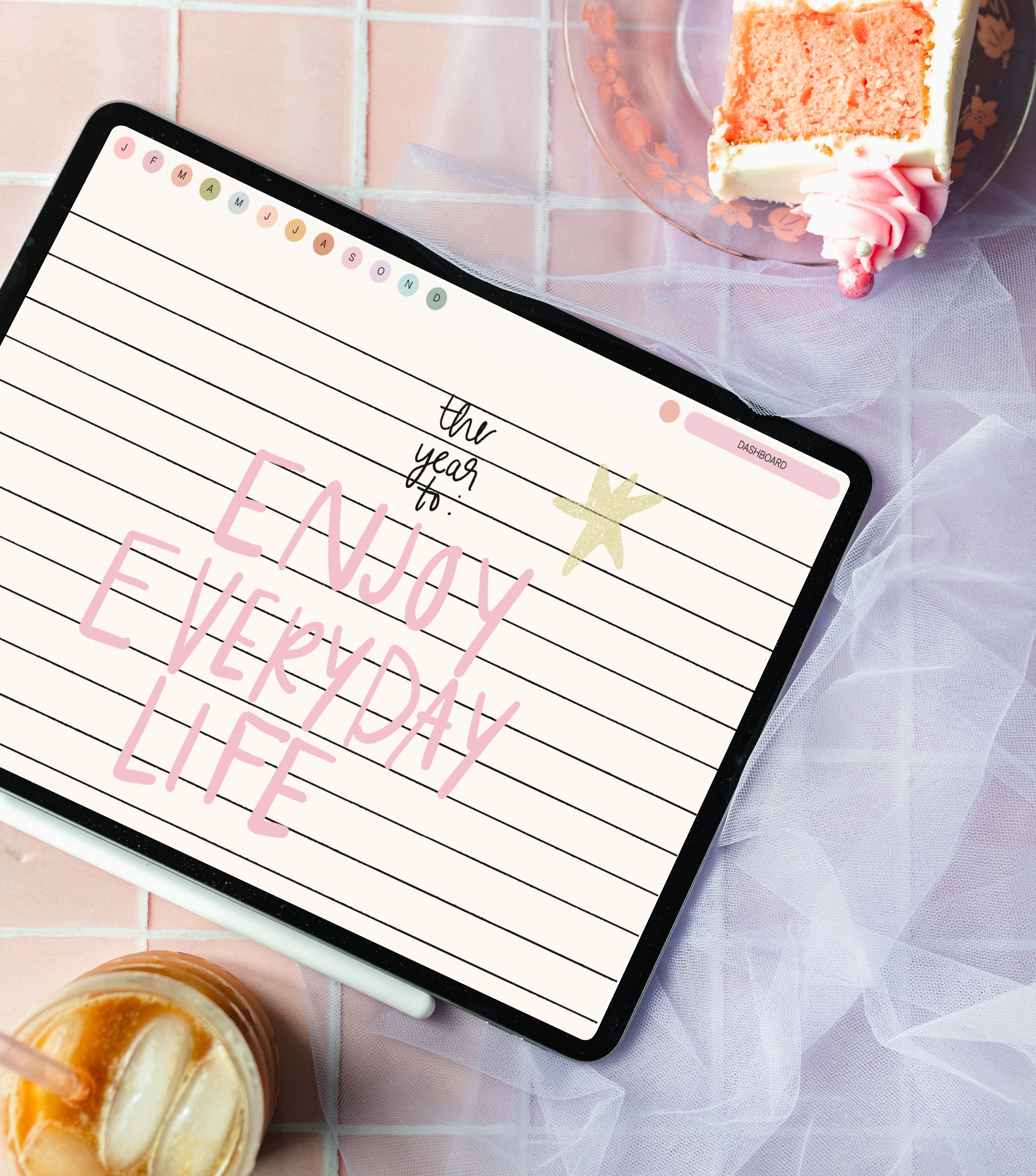 January Start Playful Landscape Planner