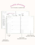 January Start Heart Work Planner Landscape Edition