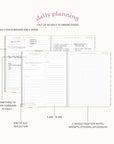 January Start Heart Work Planner Landscape Edition