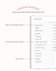January Start Heart Work Planner Landscape Edition