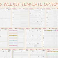 šļø 2023 - 2024 Playful Portrait Heart Work Planner + Undated Planner