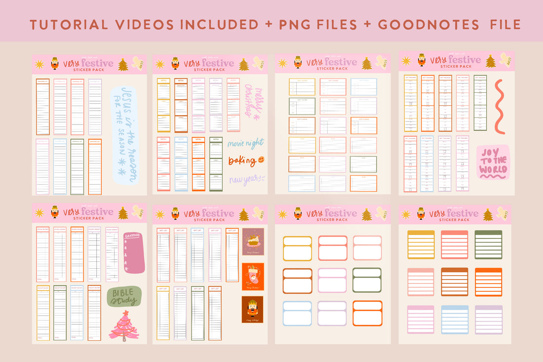 2023 Very Festive Sticker Book ๐