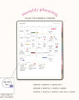 January Start Heart Work Planner Portrait Edition