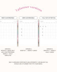 January Start Heart Work Planner Portrait Edition