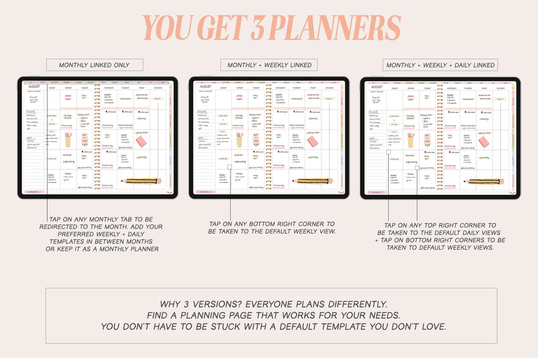 🍎 2023 - 2024 Everyday Teacher + Undated Planner