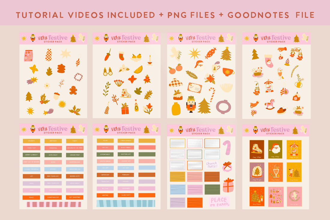 2023 Very Festive Sticker Book ๐