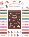 Heart Work Sticker Pad Volume 3