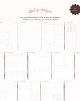 January Start Heart Work Planner Portrait Edition
