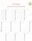 January Start Heart Work Planner Portrait Edition