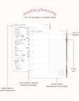 January Start Heart Work Planner Portrait Edition
