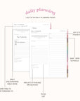 January Start Heart Work Planner Portrait Edition