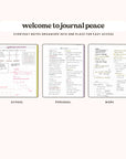 22 subject Digital Journal + Notebook | The Journal