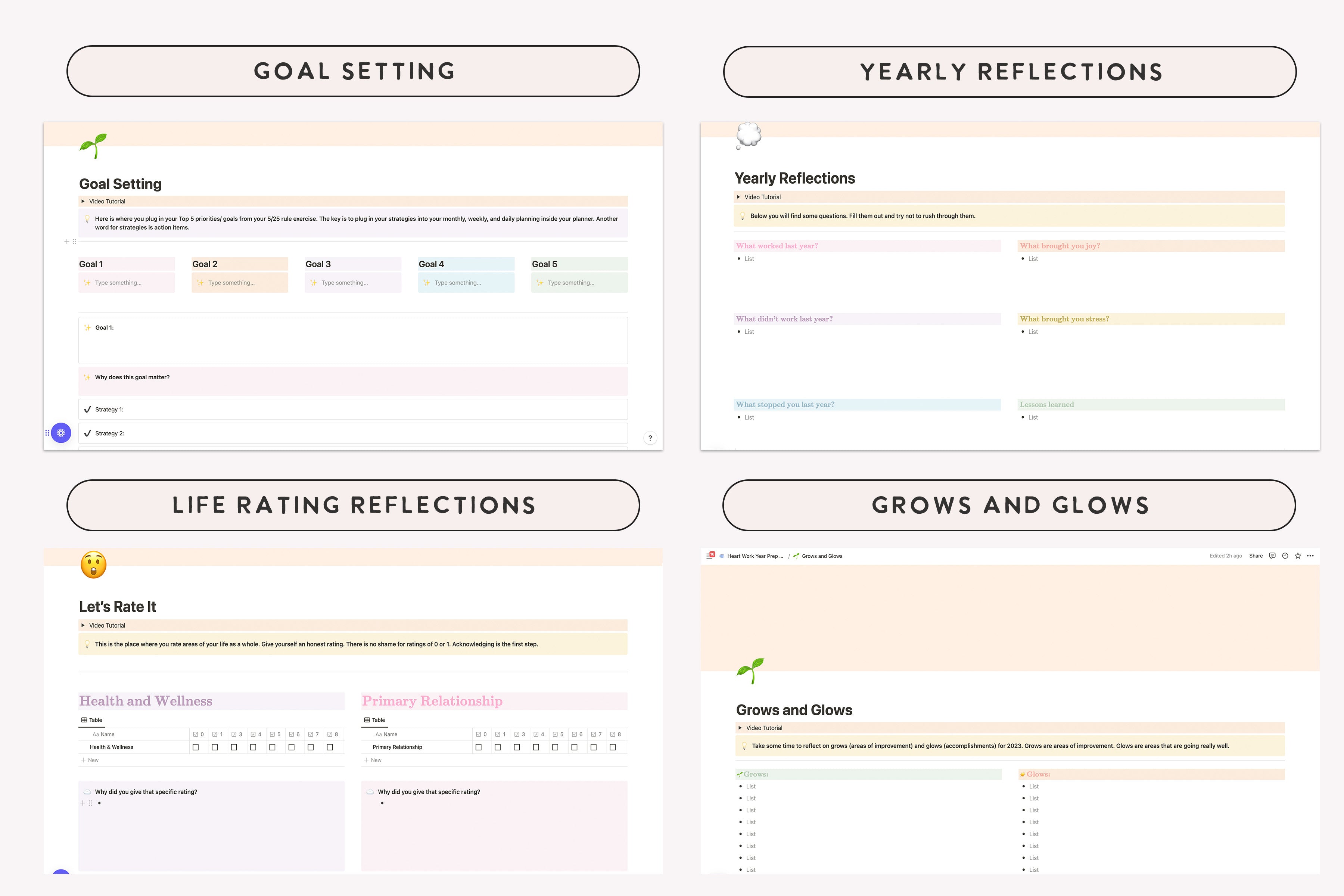 💻 Heart Work Planning System Notion Hub