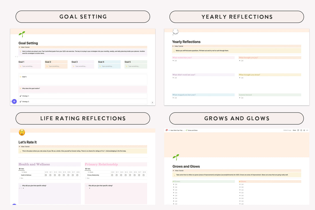 2024 π» Heart Work Planning System Notion Hub