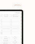 January Start Heart Work Planner Portrait Edition