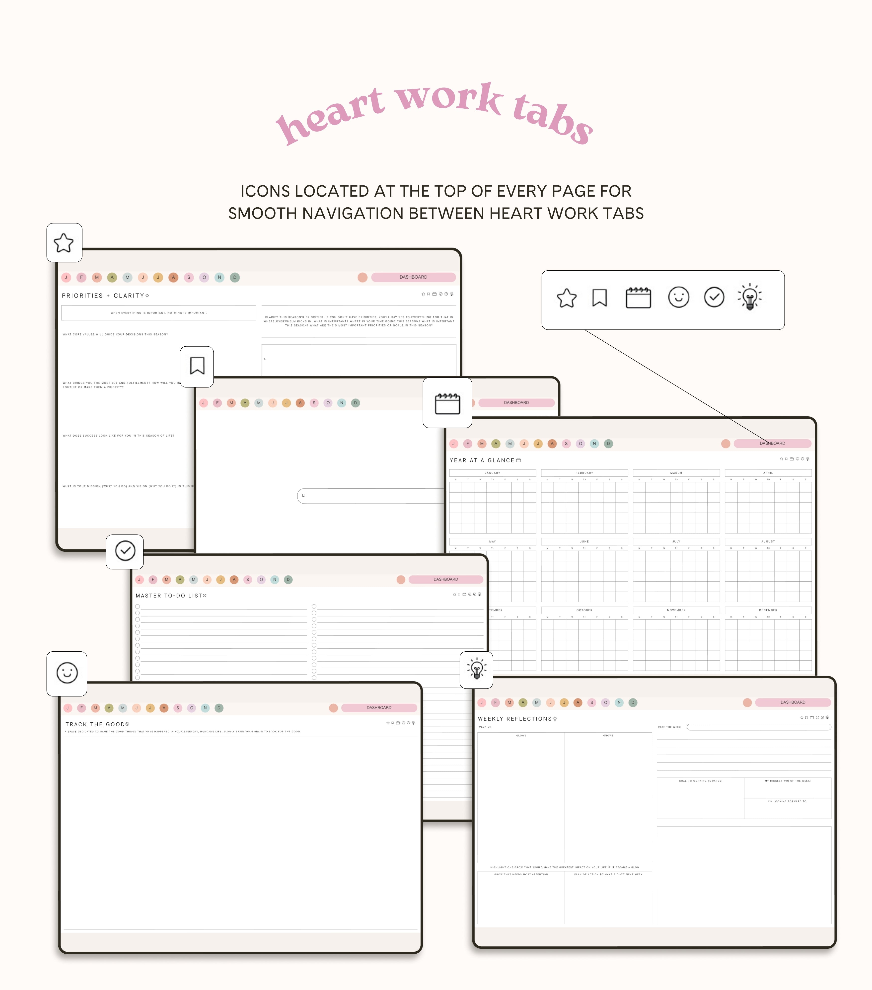 January Start Playful Landscape Planner