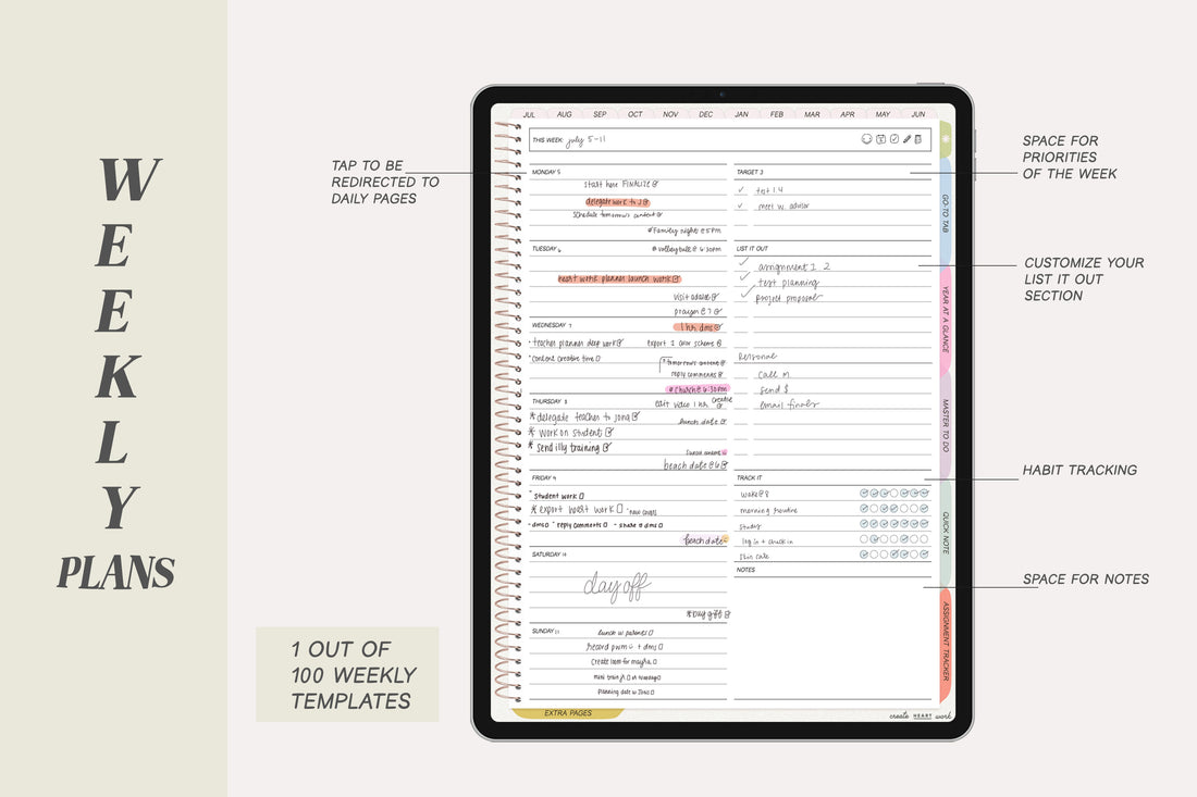 ✏️ 2023 - 2024 Everyday Student + Undated Planner