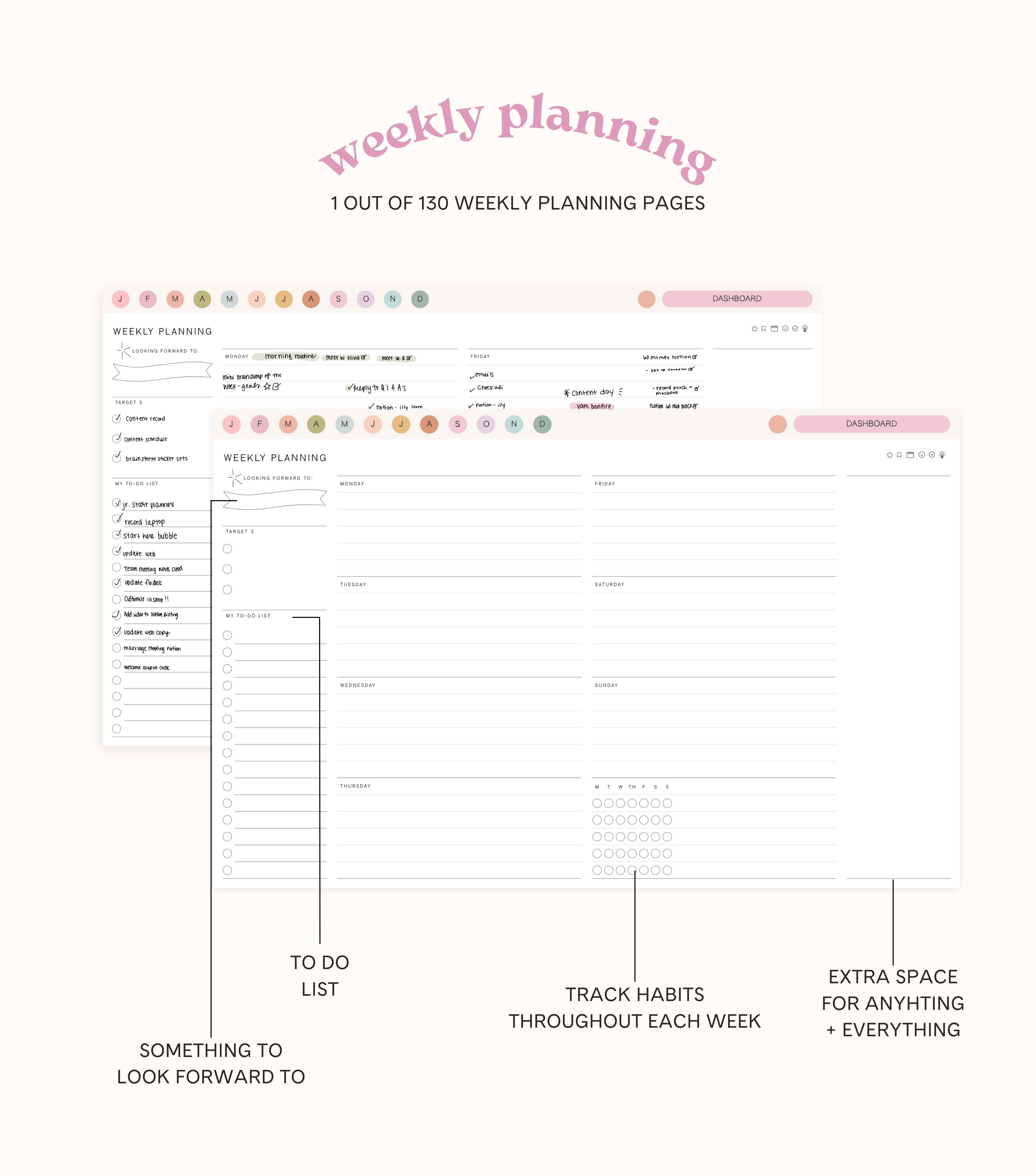 January Start Playful Landscape Planner