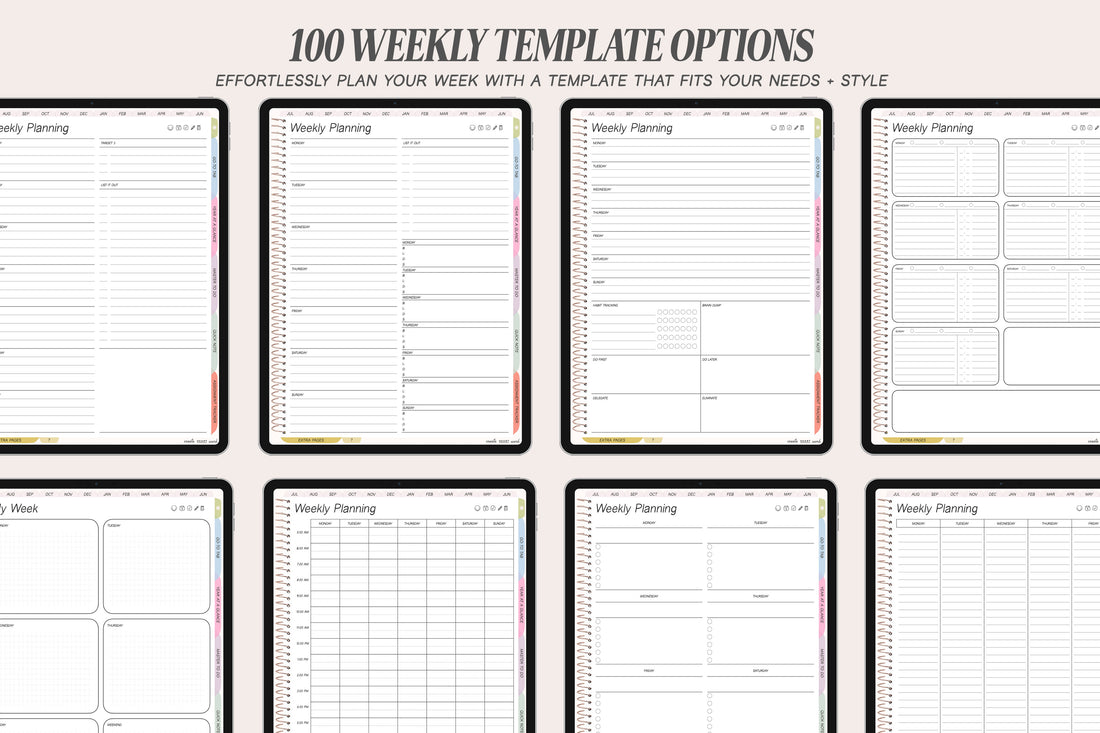 🍓 2023 - 2024 Everyday Life + Undated Planner