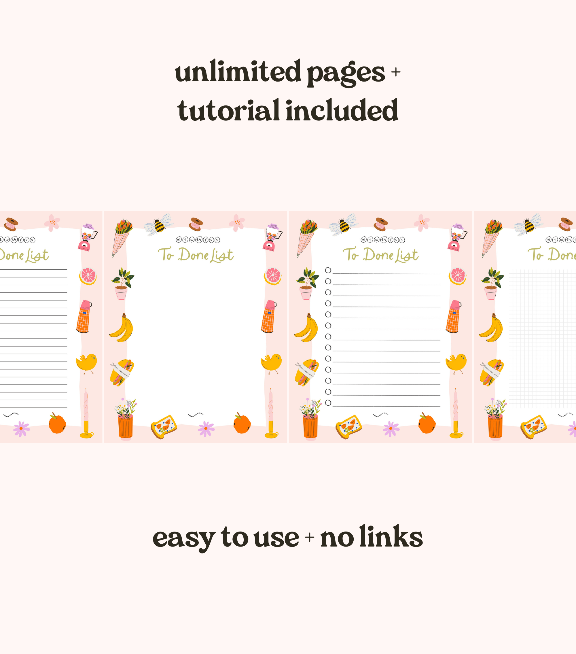 The To Do + To Done List