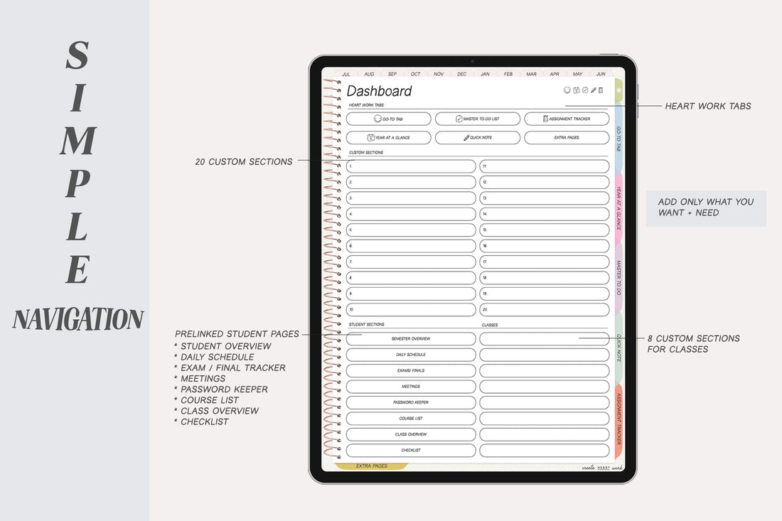 ✏️ 2023 - 2024 Everyday Student + Undated Planner