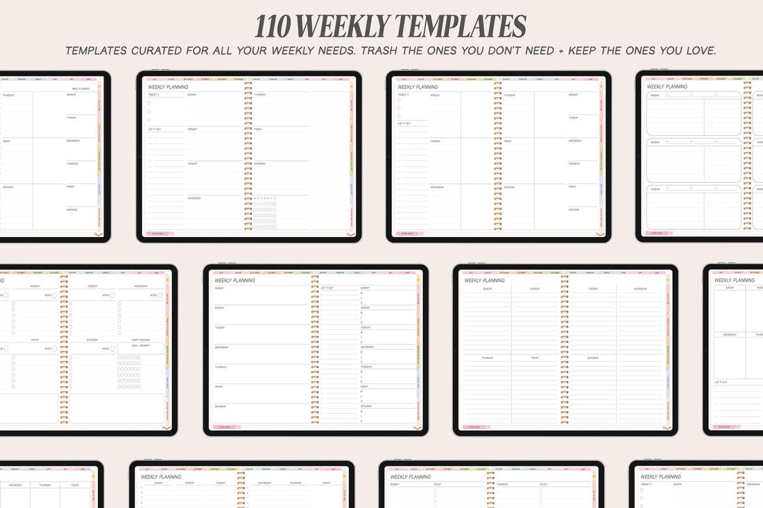 🍎 2023 - 2024 Everyday Teacher + Undated Planner