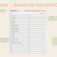 šļø 2023 - 2024 Playful Portrait Heart Work Planner + Undated Planner