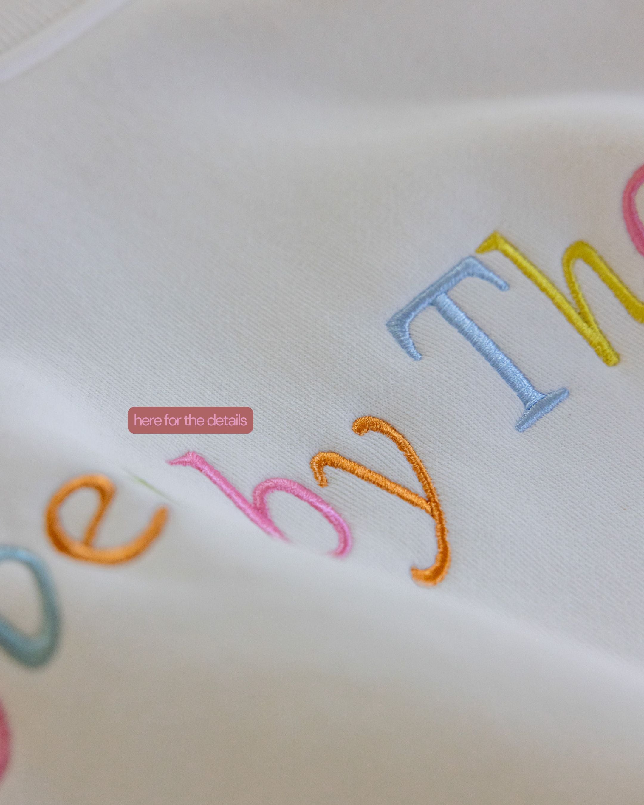☁️ Loved by the King embroidered sweatshirt