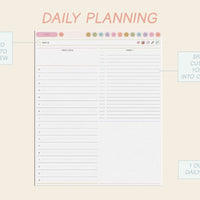 šļø 2023 - 2024 Playful Portrait Heart Work Planner + Undated Planner