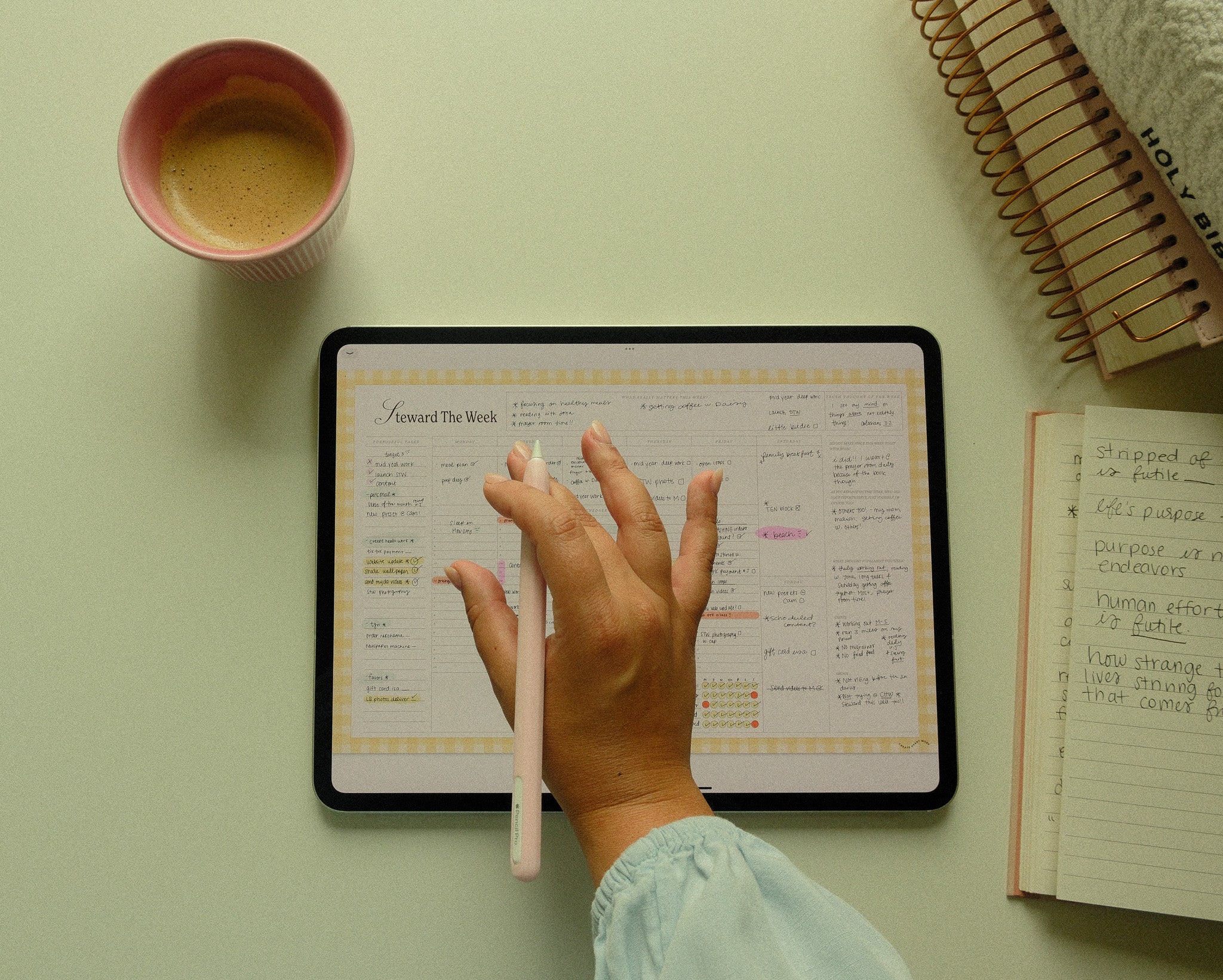 Steward The Week Digital Planner