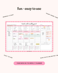 Heart Work Weekly Planner Pad