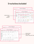 Heart Work Weekly Planner Pad