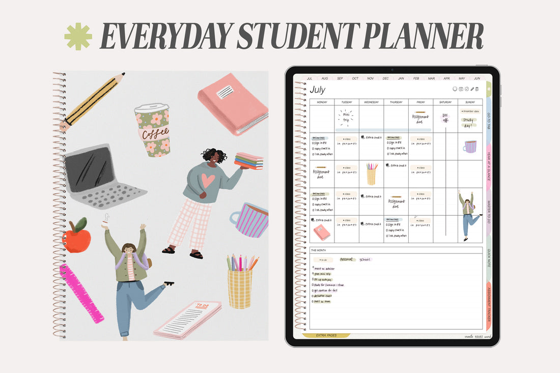 ✏️ 2023 - 2024 Everyday Student + Undated Planner