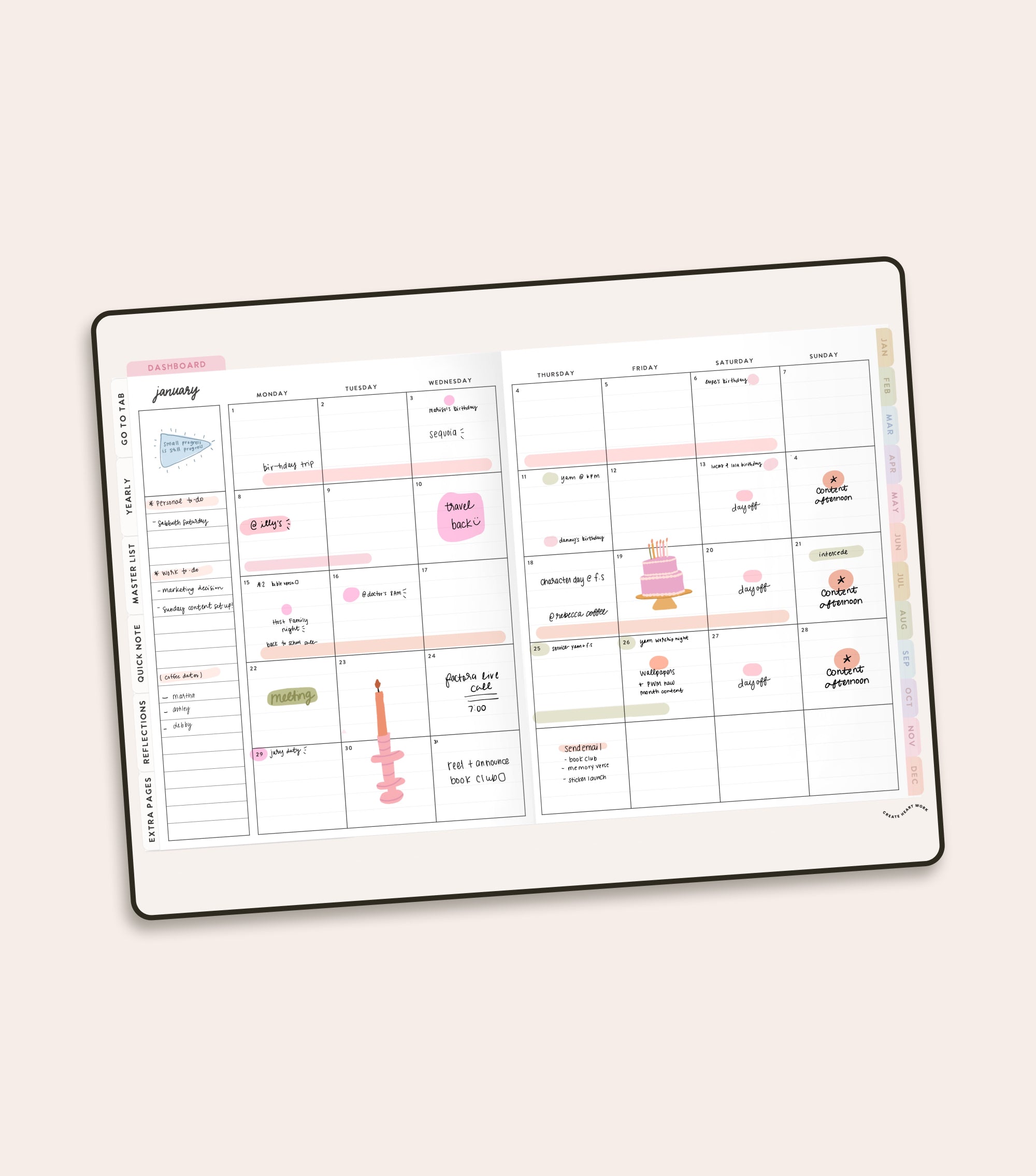 2024 Heart Work Landscape Planner – Create Heart Work